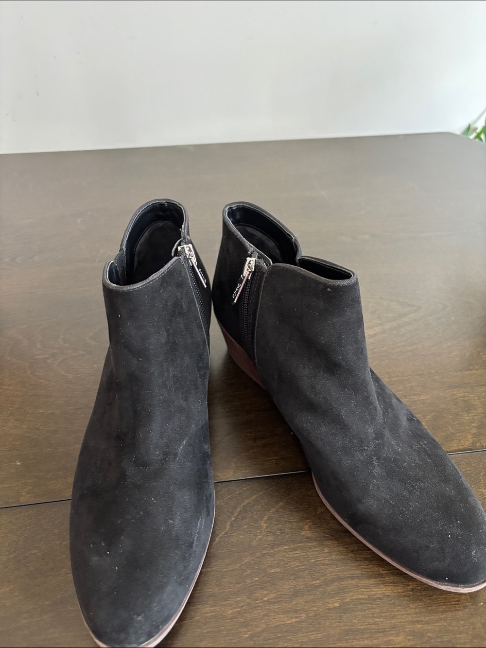 Circus by Sam Edelman Black Suede Ankle Booties Size 9